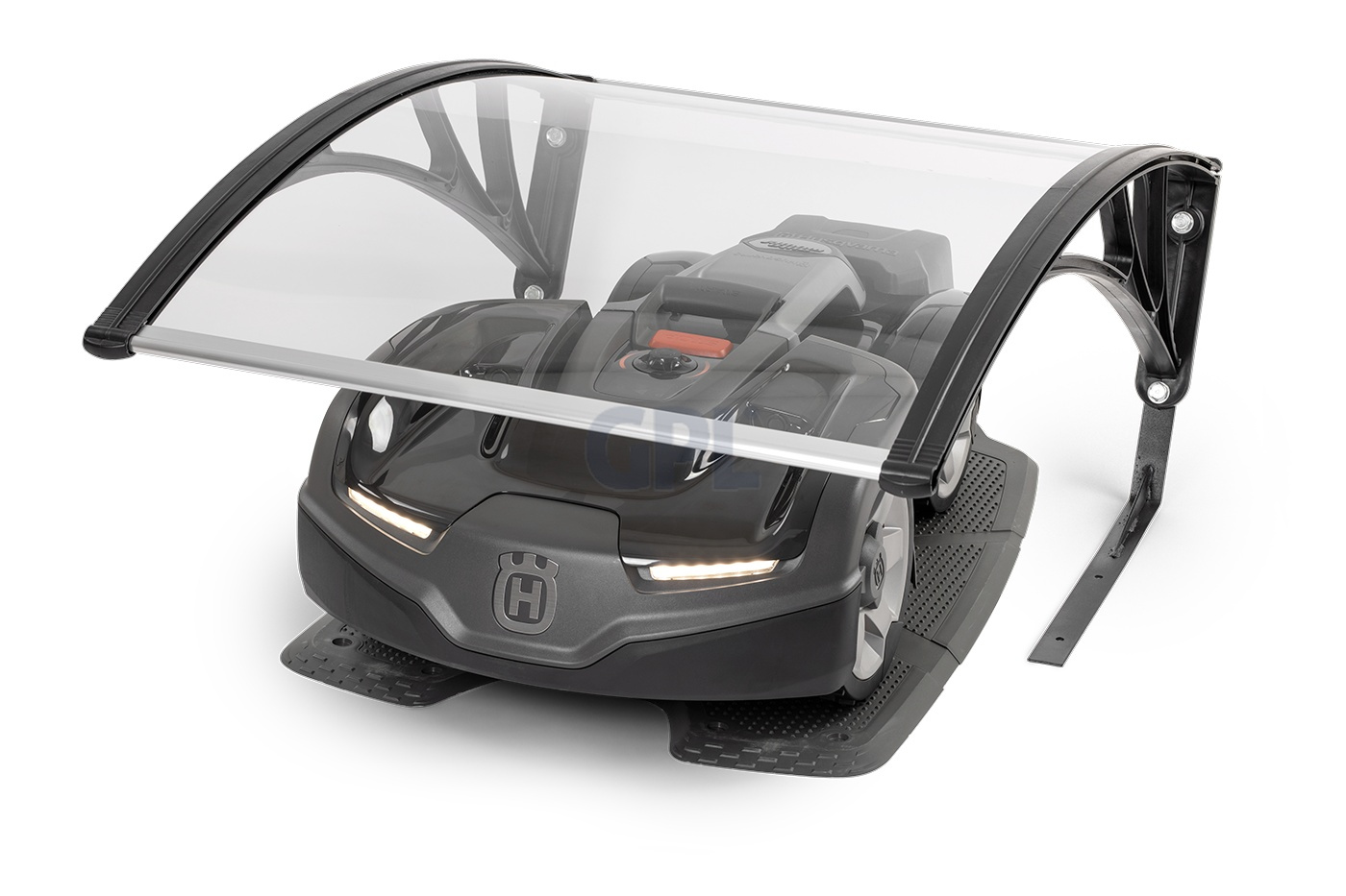 Garage GPL pour tondeuse à gazon robotisée