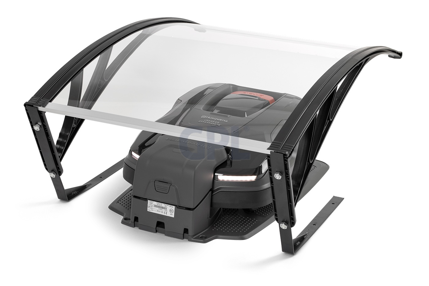 Garage GPL pour tondeuse à gazon robotisée